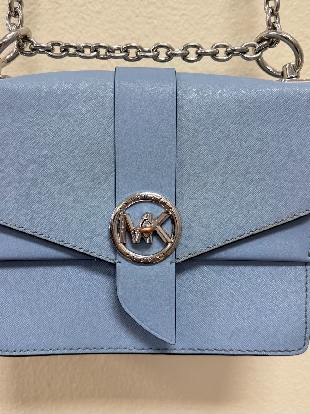 MICHAEL KORS Small Greenwich Crossbody Bag in Saffiano Leather